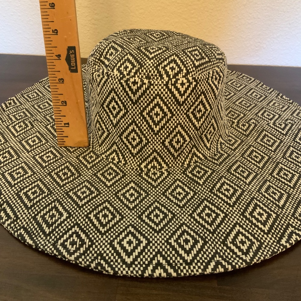 NEW! Boho Wide Brimmed Sun Hat Woven Paper - Picture 6 of 10